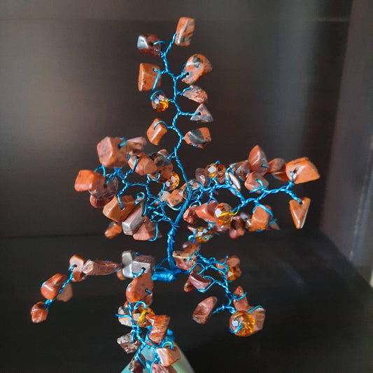 Mahogany Obsidian Gem Mini Tree Memories Collection