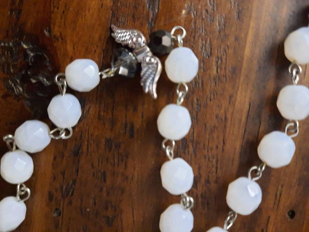 Black Cross Rosary