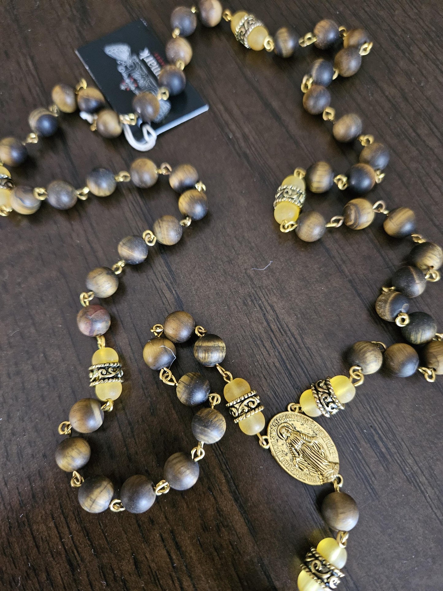 Tiger Eye Rosary