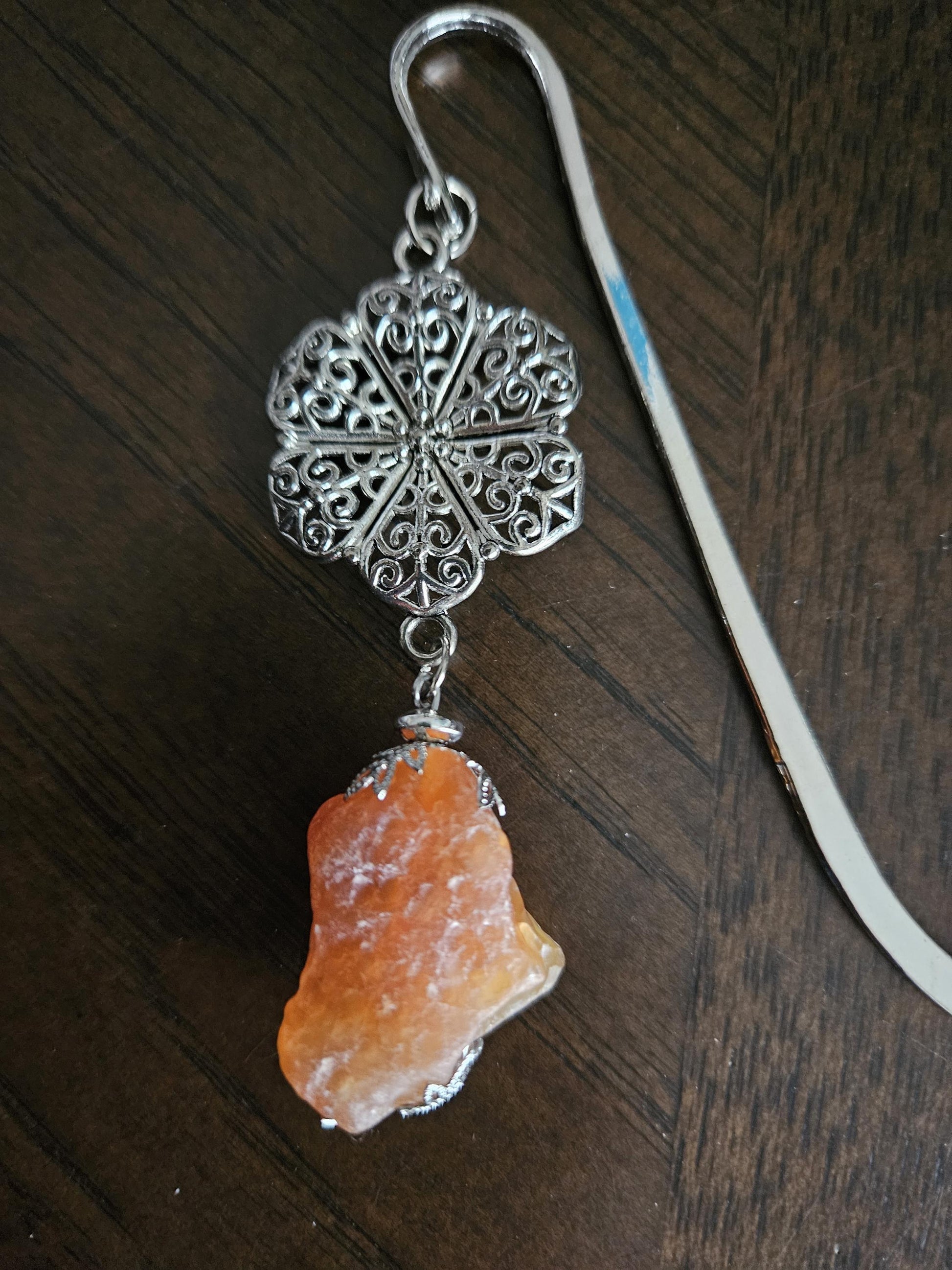 Raw Agate Bookmark
