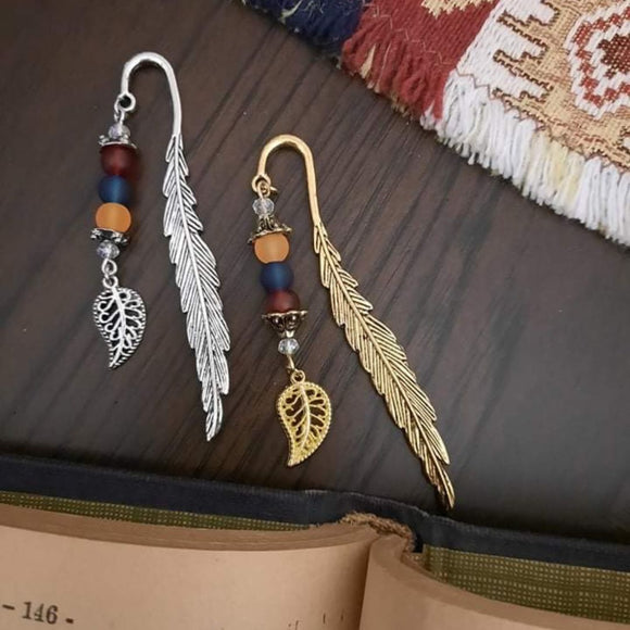 Feather Charm Bookmark